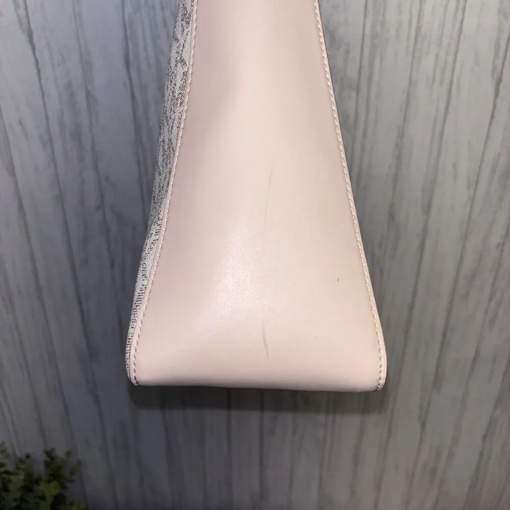 Michael Kors Large Jessie Bag Pink Ivory - Picture 9 of 12